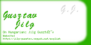 gusztav jilg business card